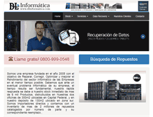 Tablet Screenshot of dlinformatica.com